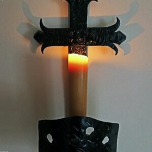 Warm Brass Taper Holder