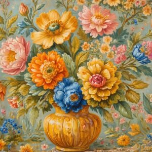 Textured Ceramic Vase - Set of 2