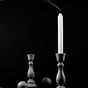 Soft Beeswax Taper Candle Set — Cedar & Citrus